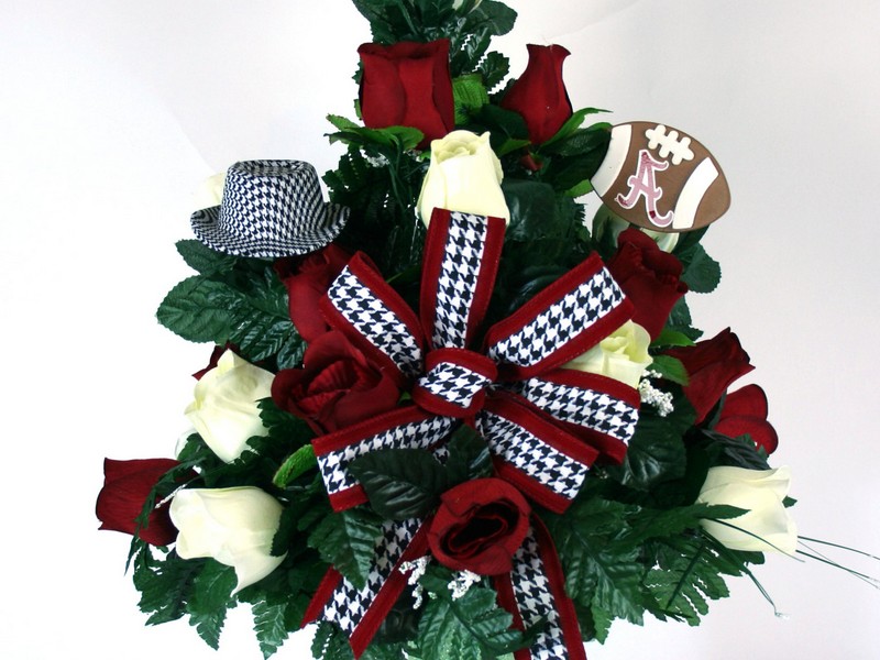 Fake Flower Arrangements For Graves