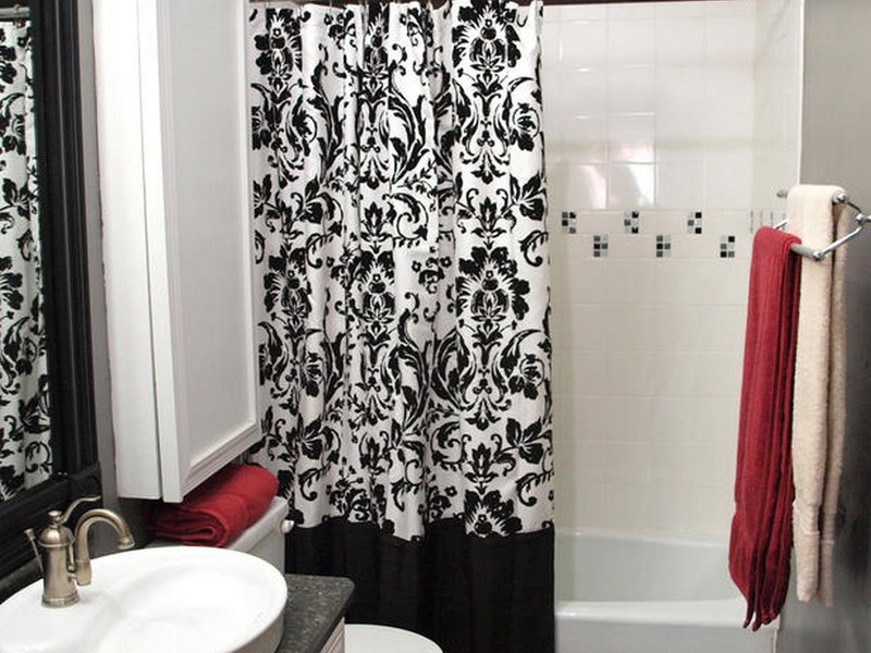 Fancy Bathroom Shower Curtains