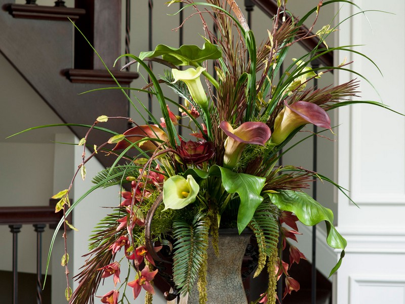 Faux Flower Arrangements Home