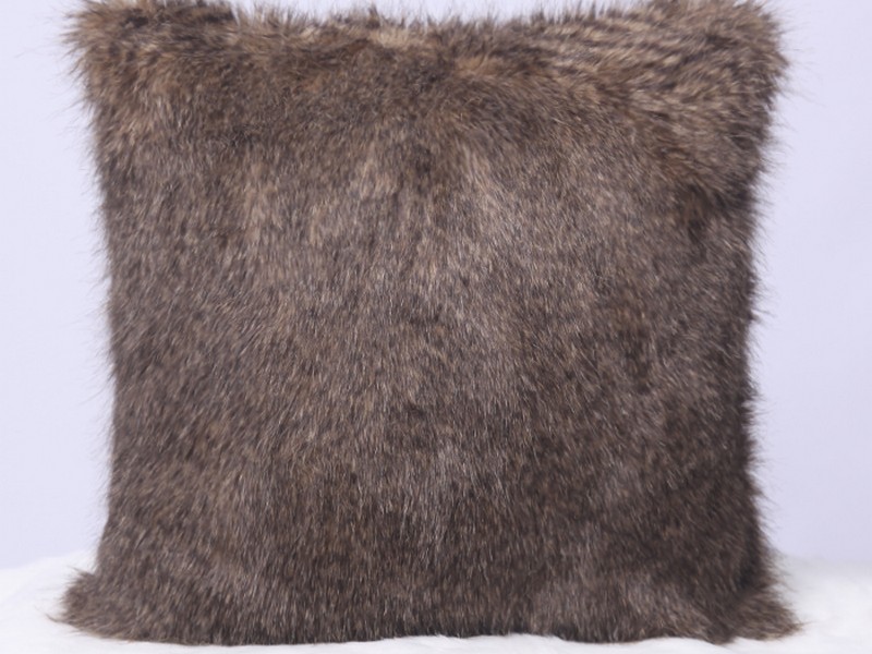 Faux Fur Throw Pillows