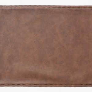 Faux Leather Placemats Brown