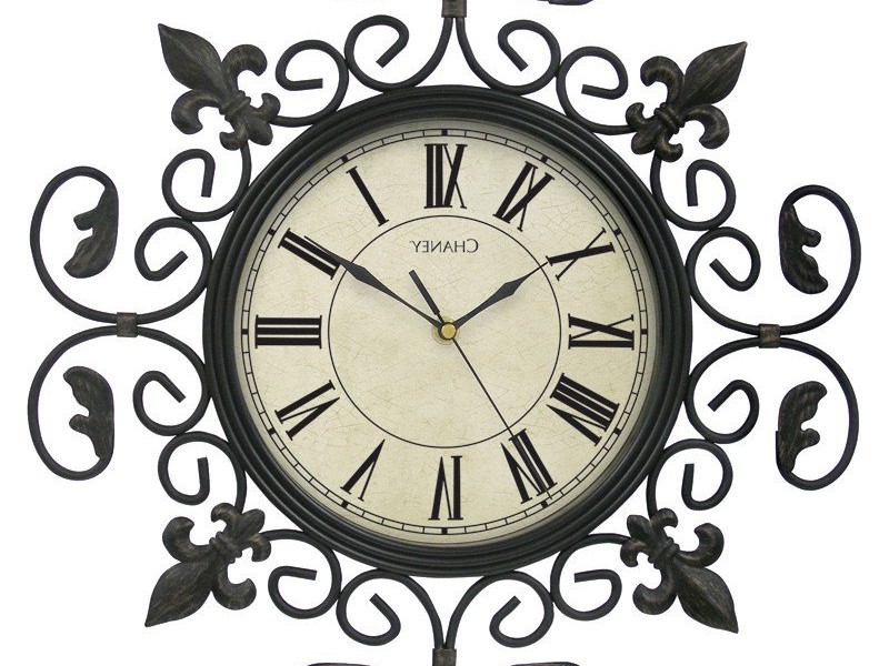 Fleur De Lis Clock