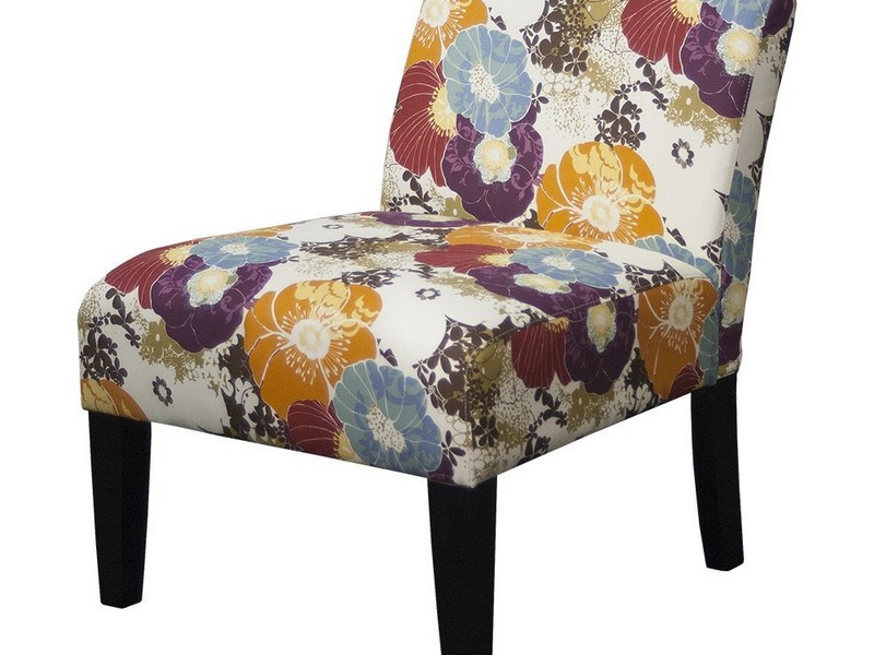 Floral Print Accent Chairs