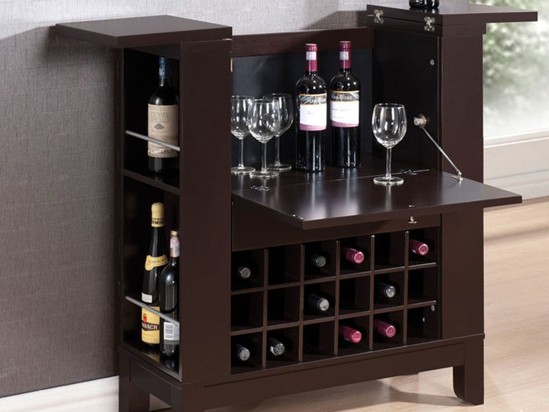 Fold Away Bar Cabinet