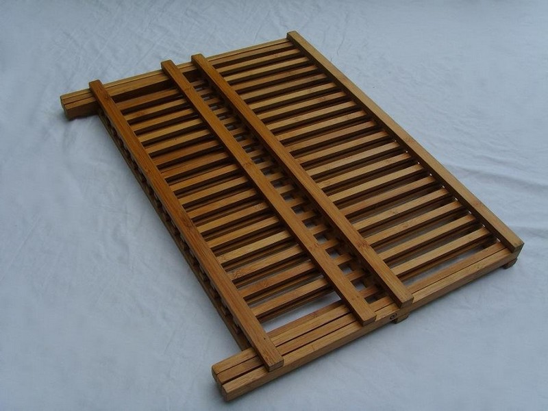 Folding Wood Dish Rack