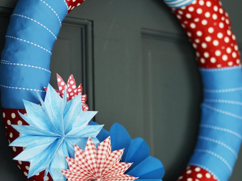 Fourth Of July Wreaths Diy