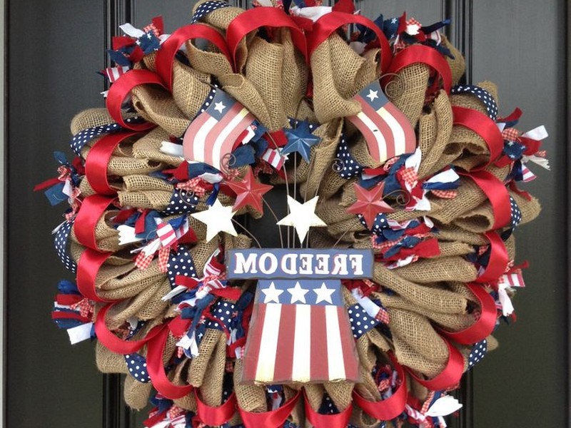 Fourth Of July Wreaths Pinterest