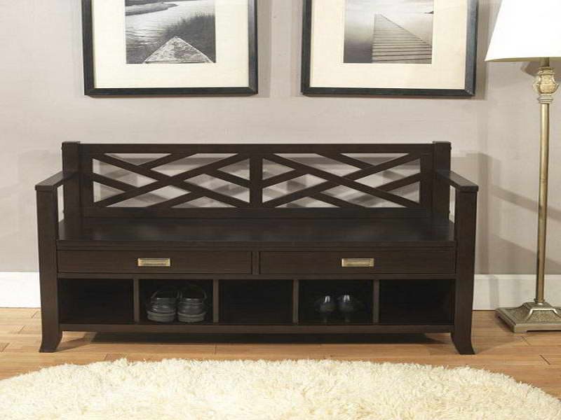 Foyer Storage Bench