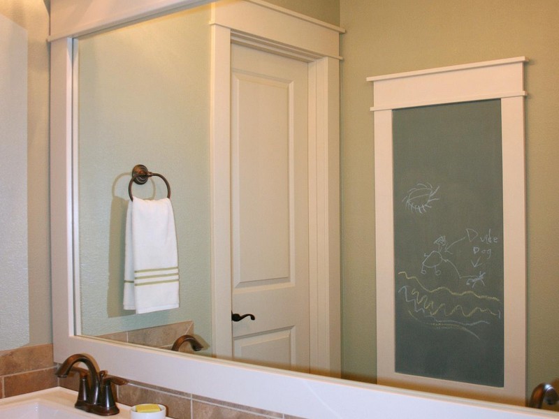 Framing Bathroom Mirror With Tile