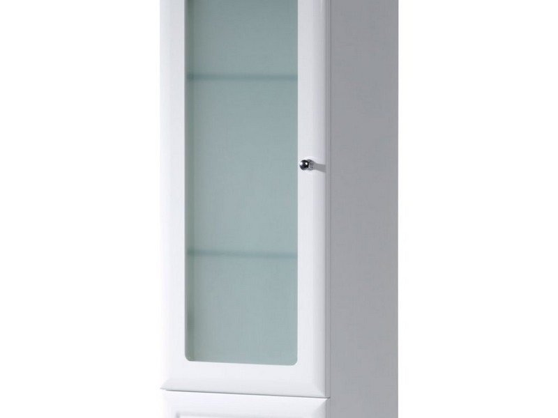 Free Standing Glass Bathroom Cabinets