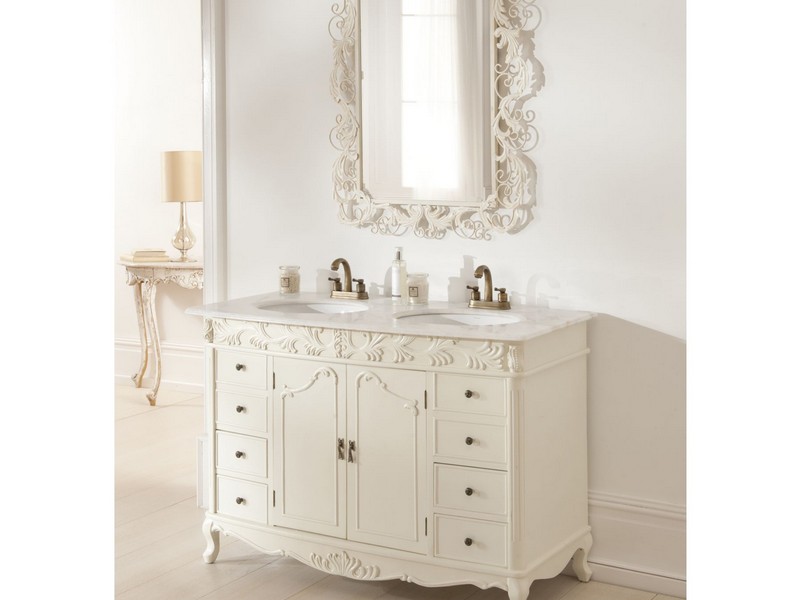 French Bathroom Vanity Cabinets