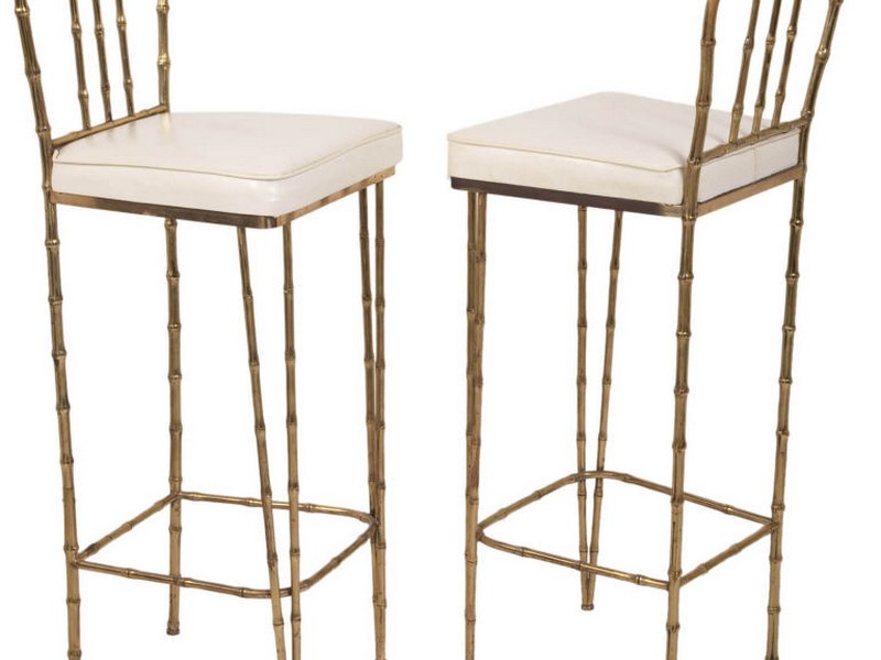 French Bistro Bar Stools Rattan