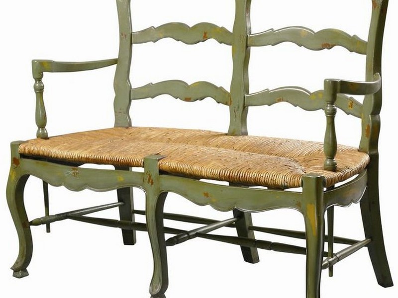 French Country Settee Bench