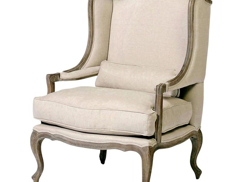 French Provincial Wingback Chair