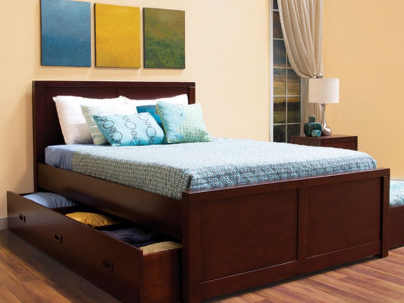 Full Size Bed With Trundle