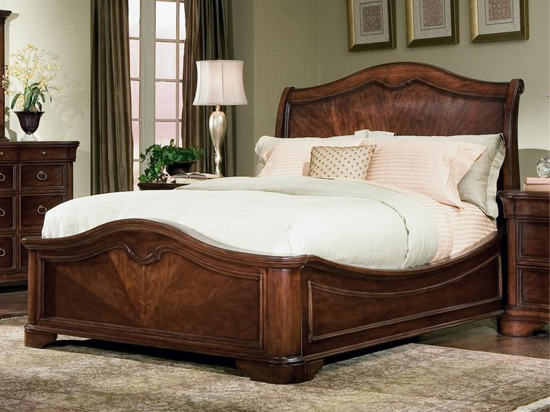 Full Size Platform Bed With Headboard