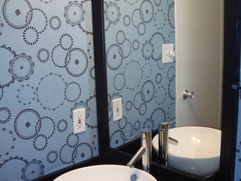 Funky Bathroom Wallpaper Ideas