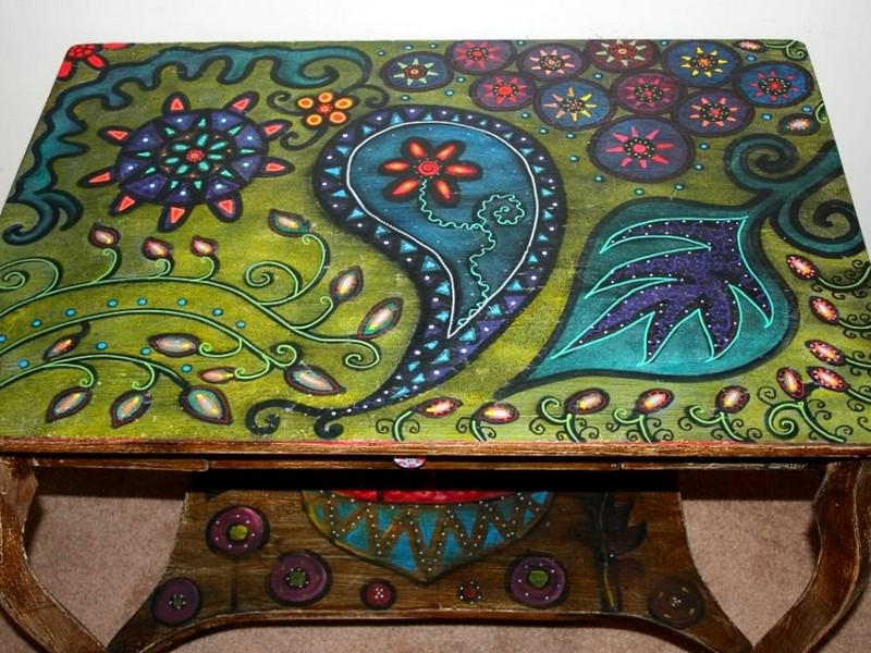 Funky Painted Coffee Tables