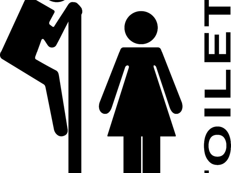 Funny Bathroom Door Signs