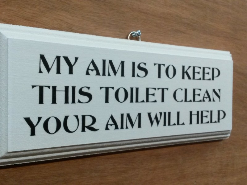 Funny Bathroom Signs Keep Clean