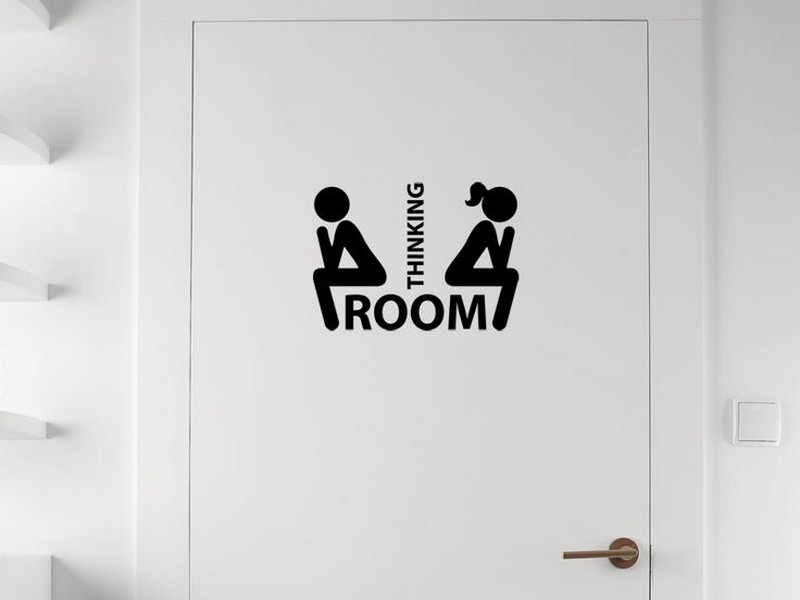 Funny Bathroom Wall Decor