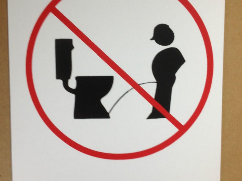 Funny Mens Bathroom Signs