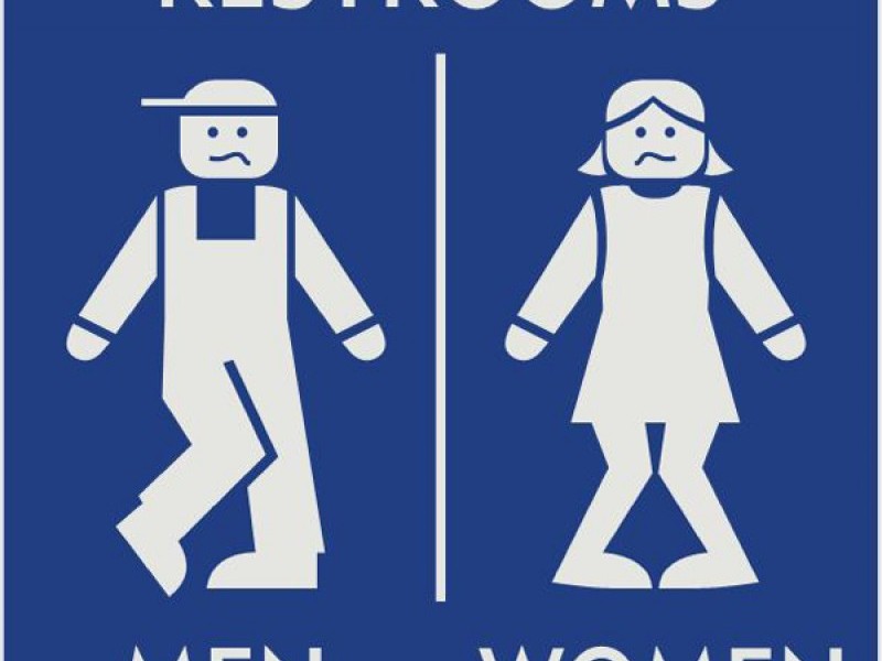 Funny Unisex Bathroom Signs