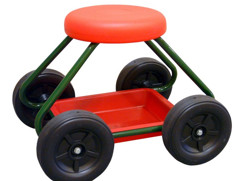 Garden Stool On Wheels