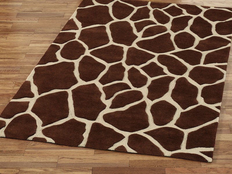 Giraffe Print Rug