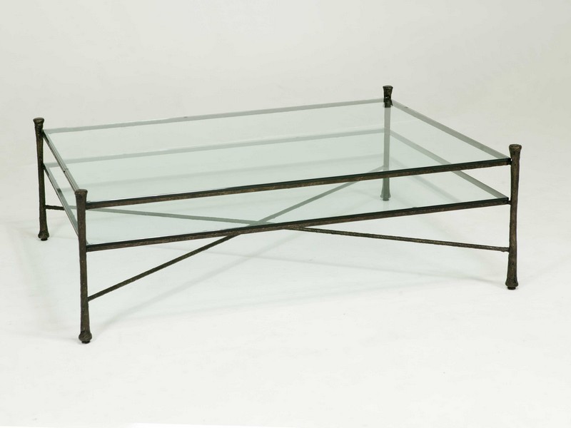 Glass And Metal Coffee Tables