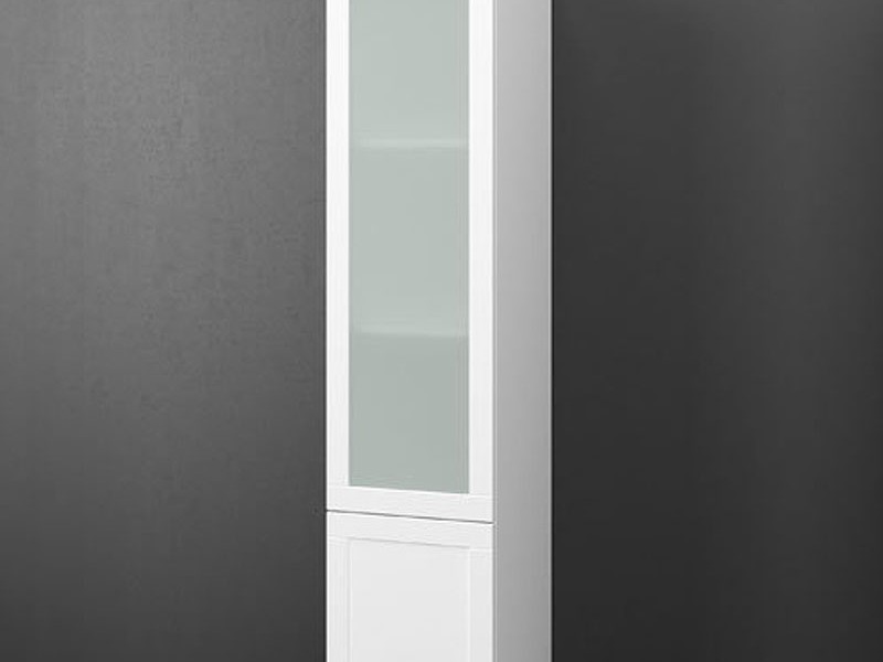 Glass Bathroom Shelving Unit