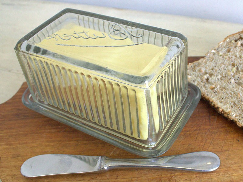 Glass Butter Dish With Lid Australia