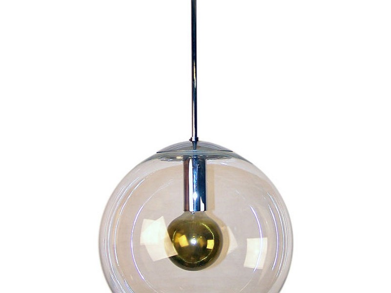 Glass Orb Light Fixture