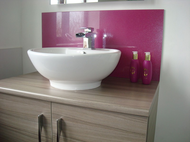 Glass Splashbacks For Bathroom Sinks