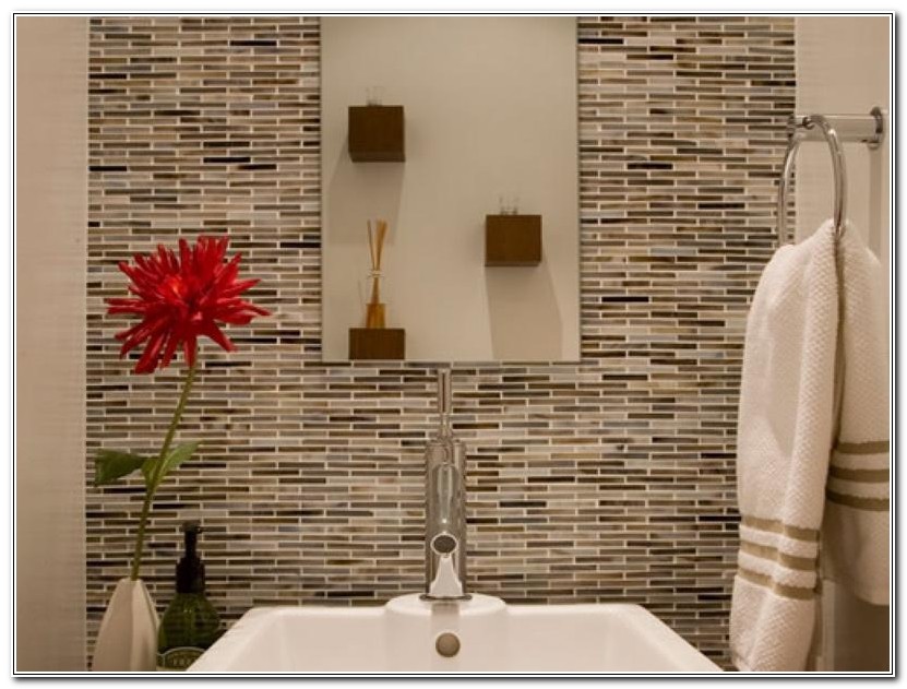 Glass Tile Ideas For Small Bathrooms