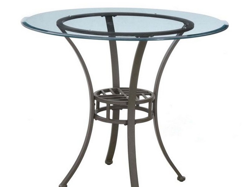 Glass Top Bistro Table