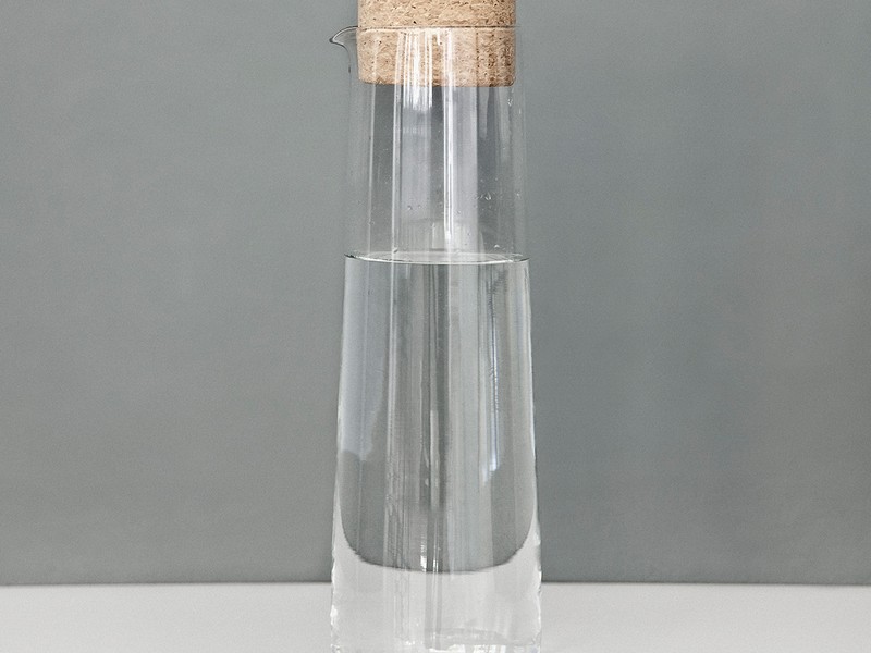 Glass Water Carafe With Lid