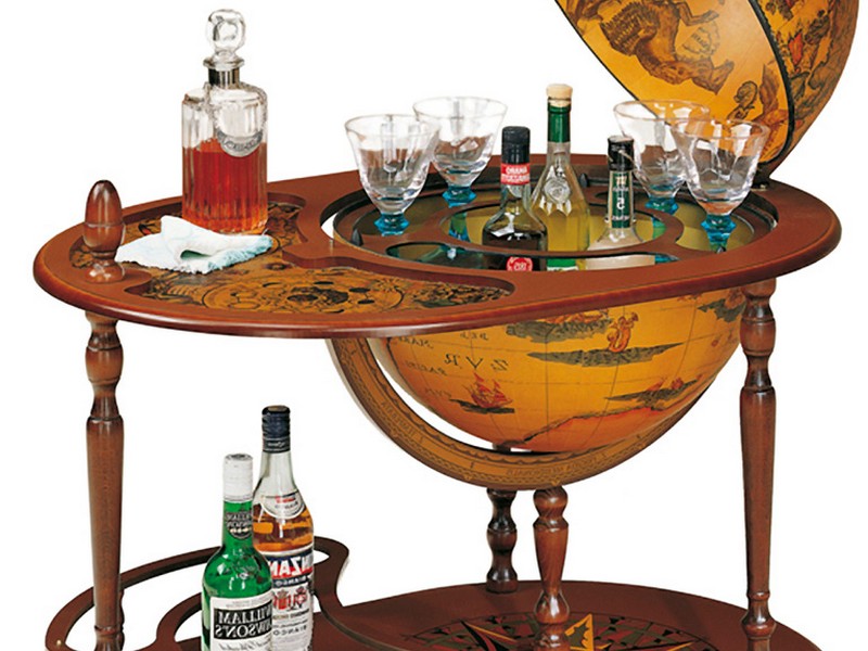 Globe Bar Cart