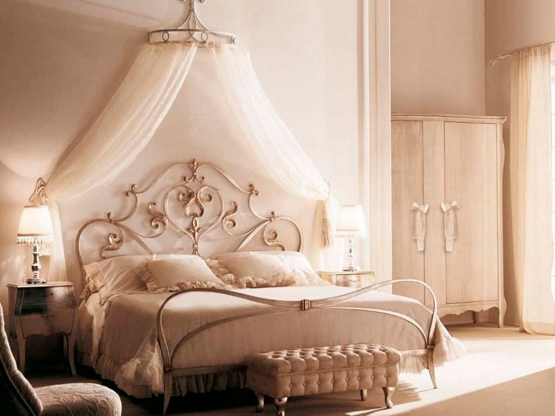 Gold Canopy Bed Curtains