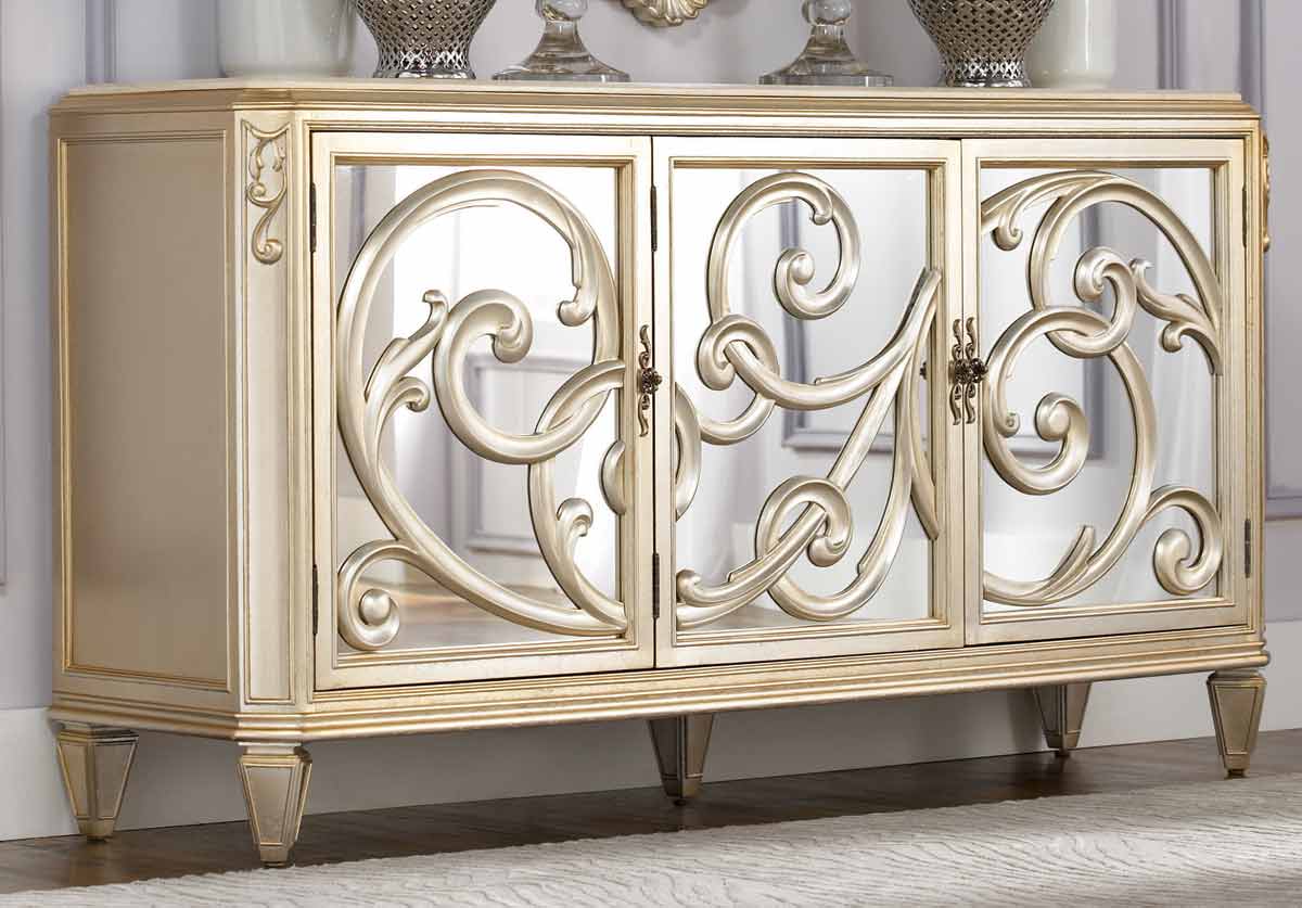 Gold Mirrored Bedroom Furniture