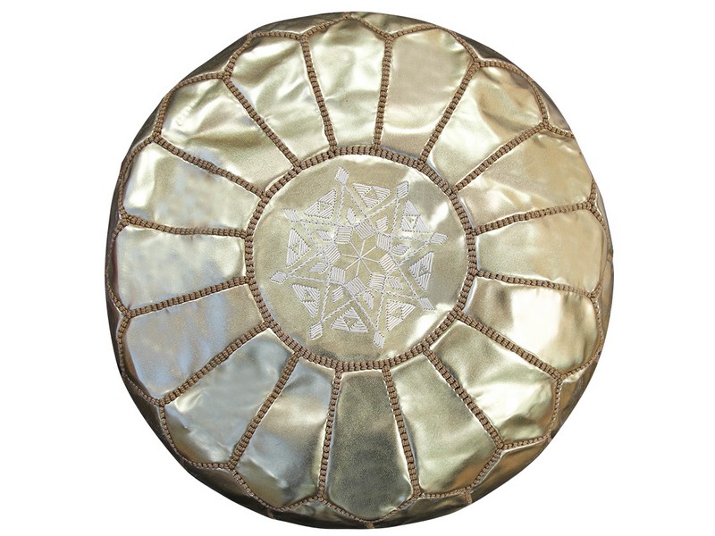 Gold Moroccan Pouf Australia