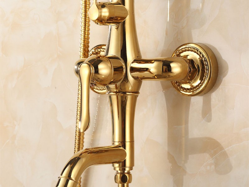 Gold Plated Bathroom Faucets