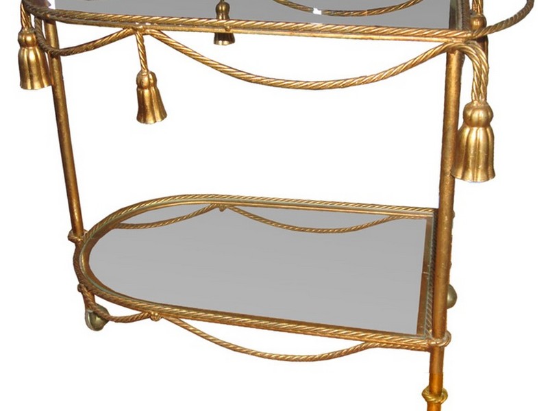 Gold Serving Cart