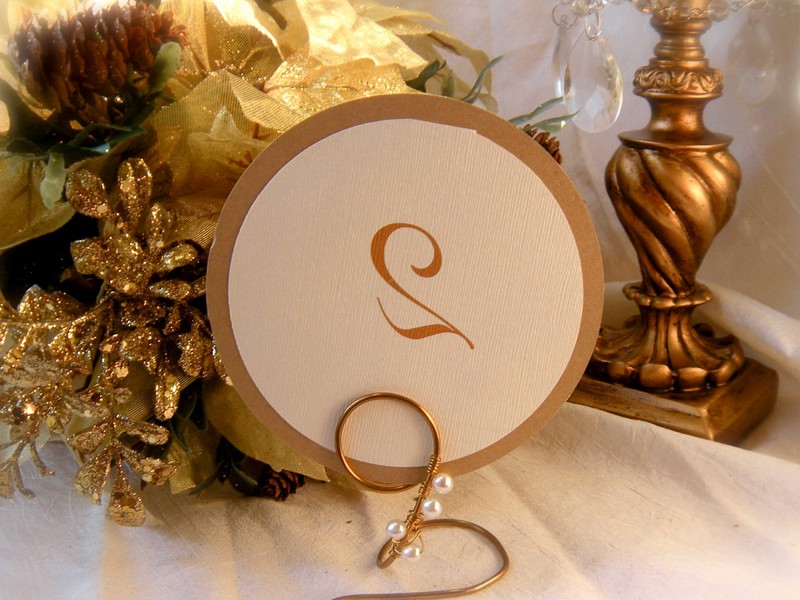 Gold Table Number Holders Wedding