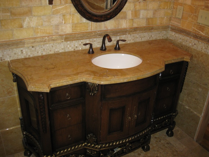 Granite Bathroom Vanity Tops With Sink