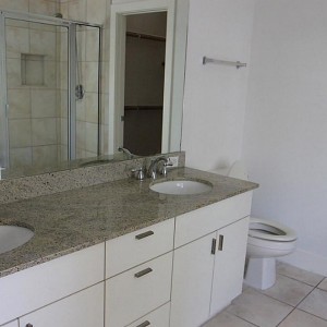Gray Granite Bathroom Countertop