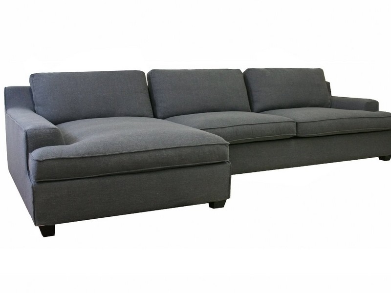 Gray Sectional Sofa With Chaise Lounge