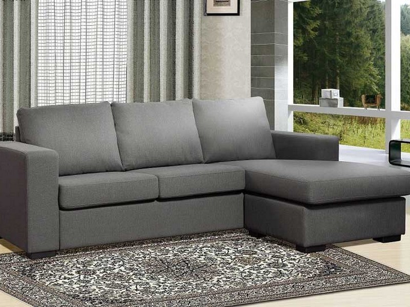 Gray Sofa With Chaise