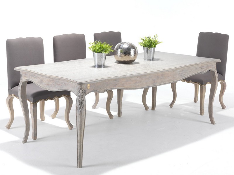 Gray Weathered Dining Table