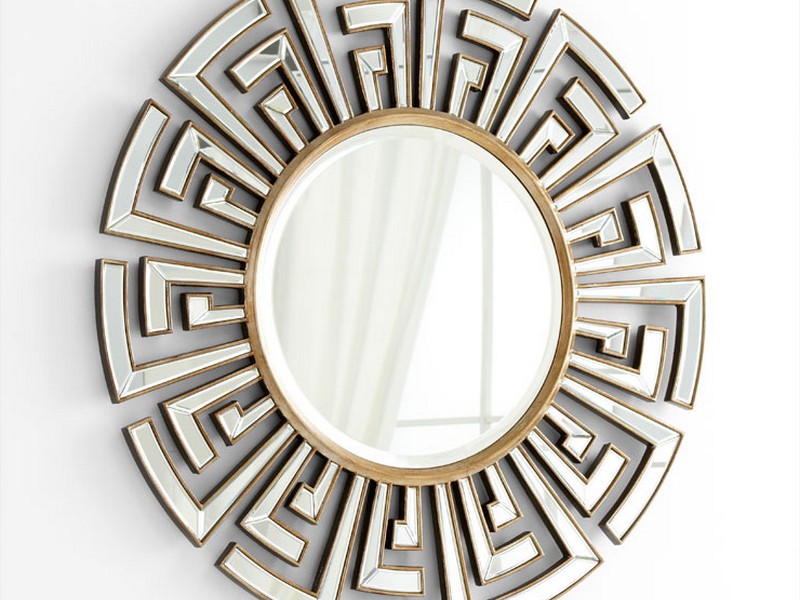 Greek Key Mirror